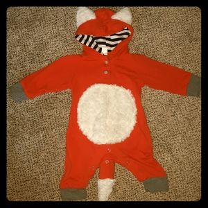 Fox hooded romper